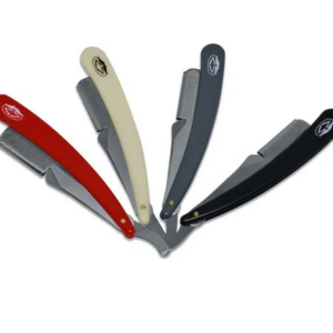 Navalhete Inox Para Barbear Com Cabo Plástico