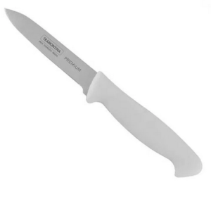 Faca Inox Para Fruta/legumes Cabo Branco 4" Premium - Tramontina